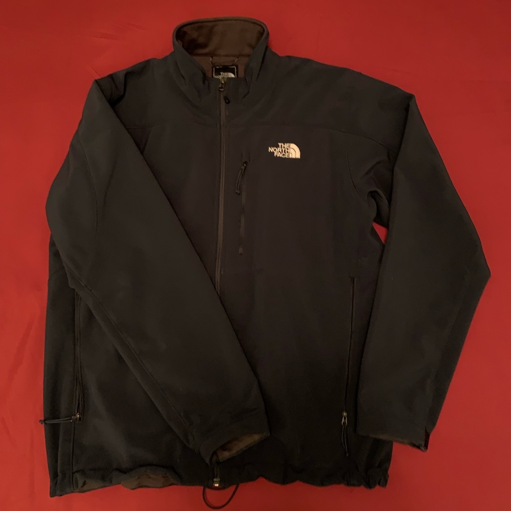 Dark navy blue North face jacket